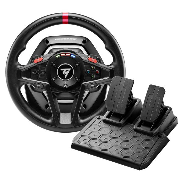 ThrustMaster T128 SimTask Pack Lenkrad- und Pedale-Set Kabelgebunden Schwarz