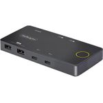 StarTech.com 2-Port USB-C KVM Switch, Single-4K 60Hz HDMI Monitor, Dual-100W Power Delivery Pass-through Ports, Bus Powered, USB Type-C/USB4/Thunderbolt 3/4 Compatible (C2-H46-UC2-PD-KVM)