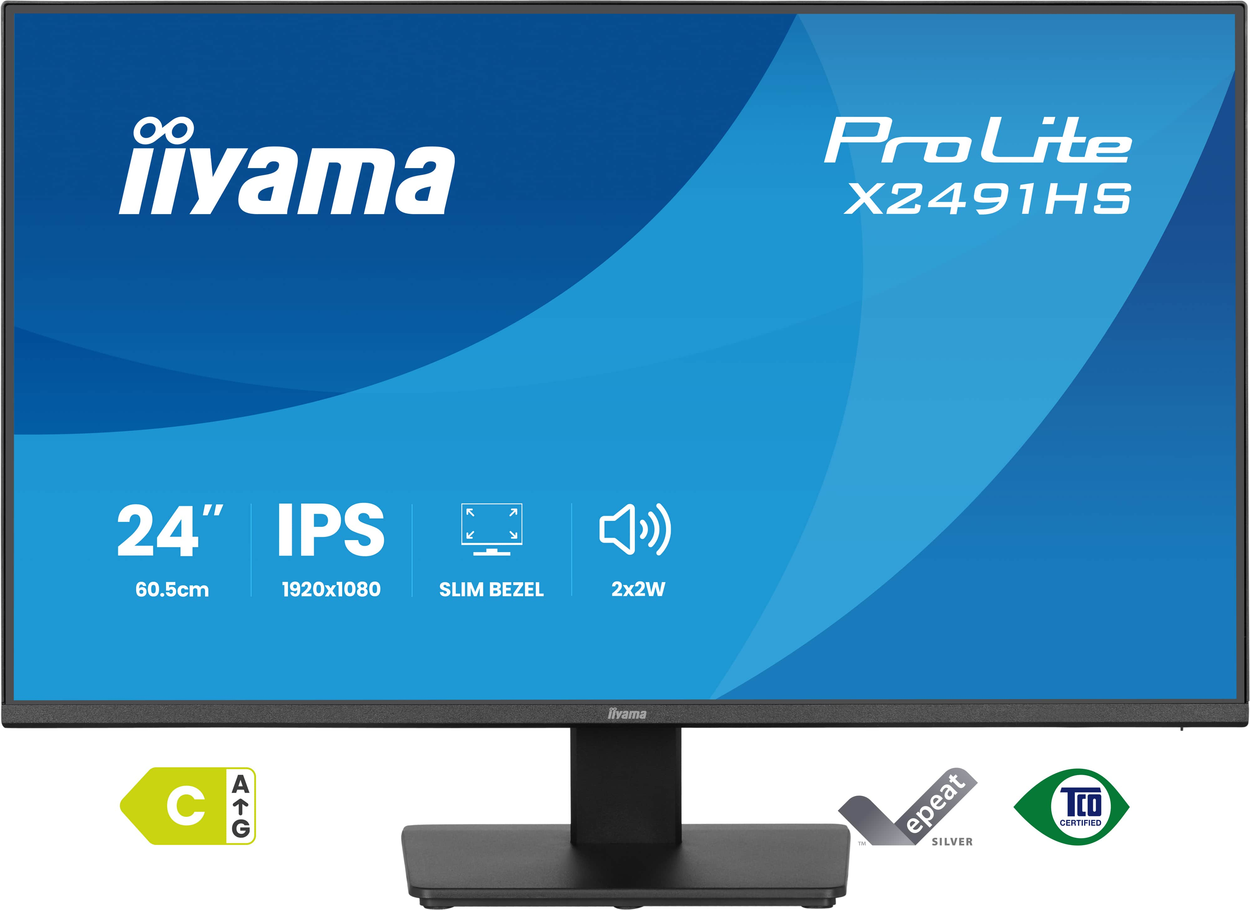 Iiyama ProLite X2491HS-B1 23,8" Full HD IPS 120 Hz Schwarz