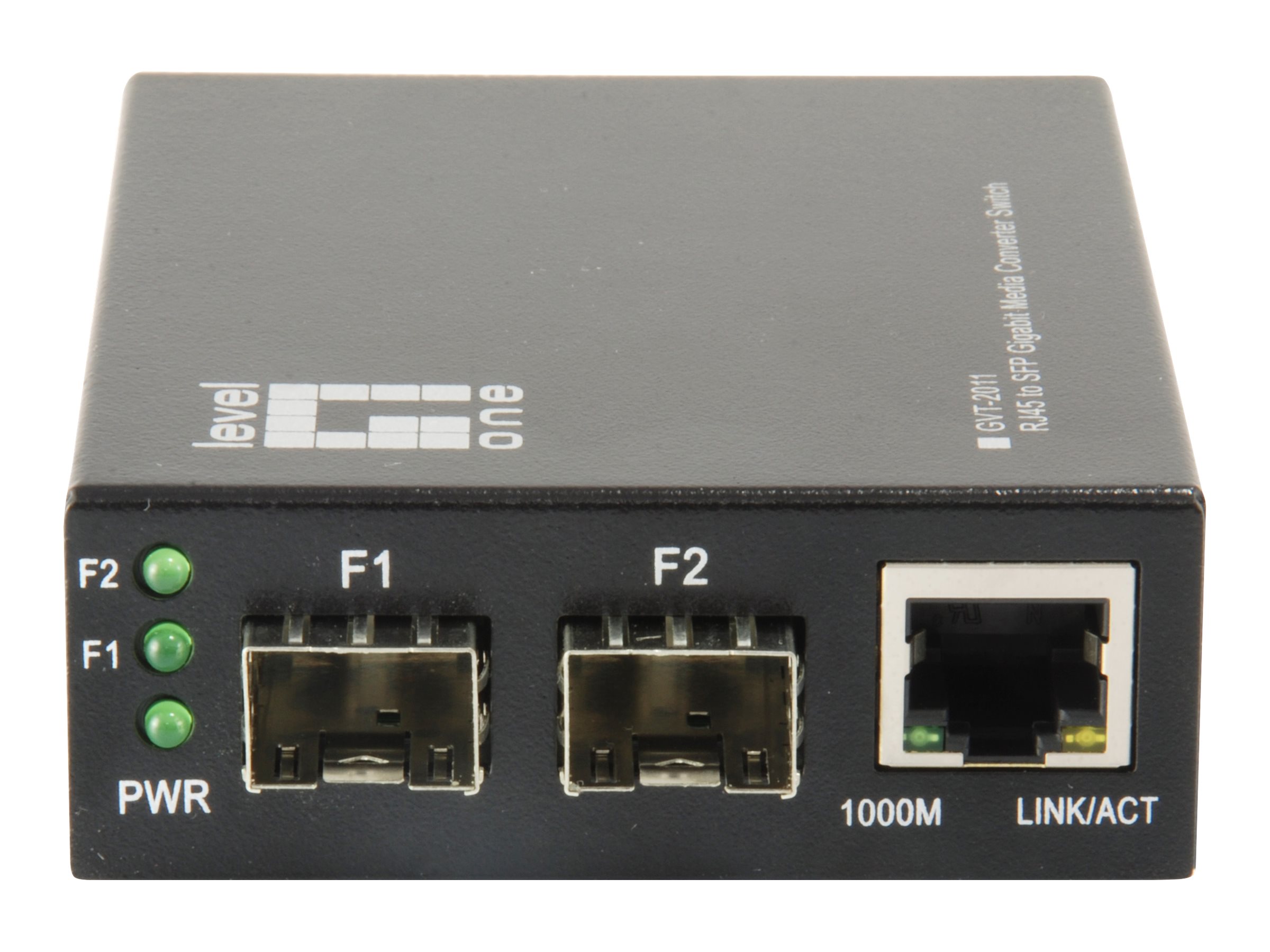 LevelOne GVT-2011 Medienkonverter 1 GbE Grau