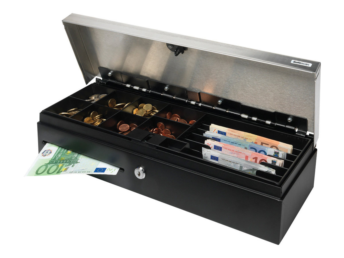Safescan SD-4617S Standard Duty Kassenlade Schwarz/Silber