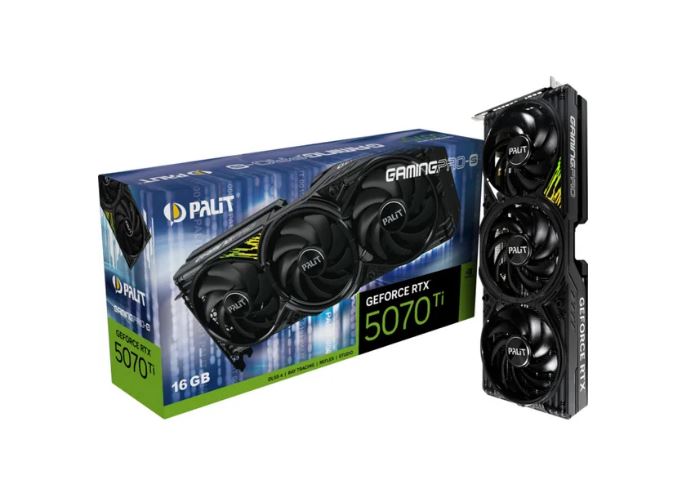 Palit RTX5070 TI GamingPro-S GDDR7 HDMI 3xDP (NE7507T019T2-GB2031U)