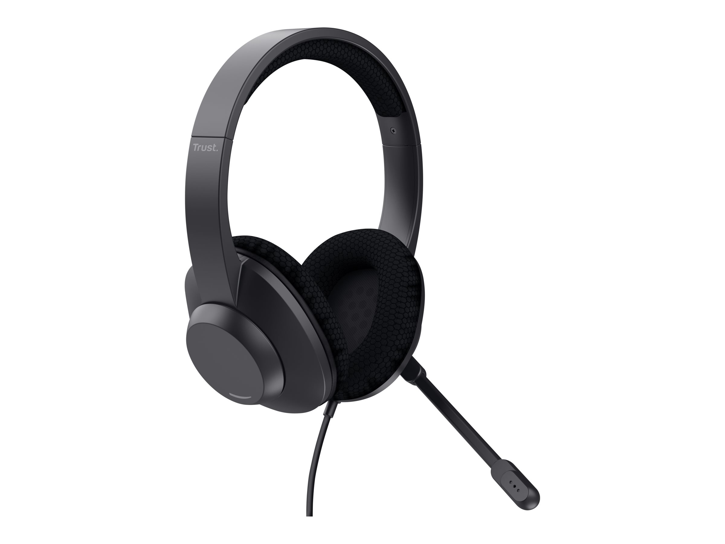 Trust Ayda Max On-Ear Headset Kabelgebunden USB-C Stereo Schwarz