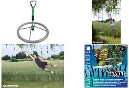 SCHILDKRÖT Jungle Spinning Wheel Ø 35,5 cm grau pulverbeschichtet mit Kugellager