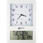 Geemarc VISO50_WH_VDE Funk Wanduhr Weiß (VISO50_WH_VDE)