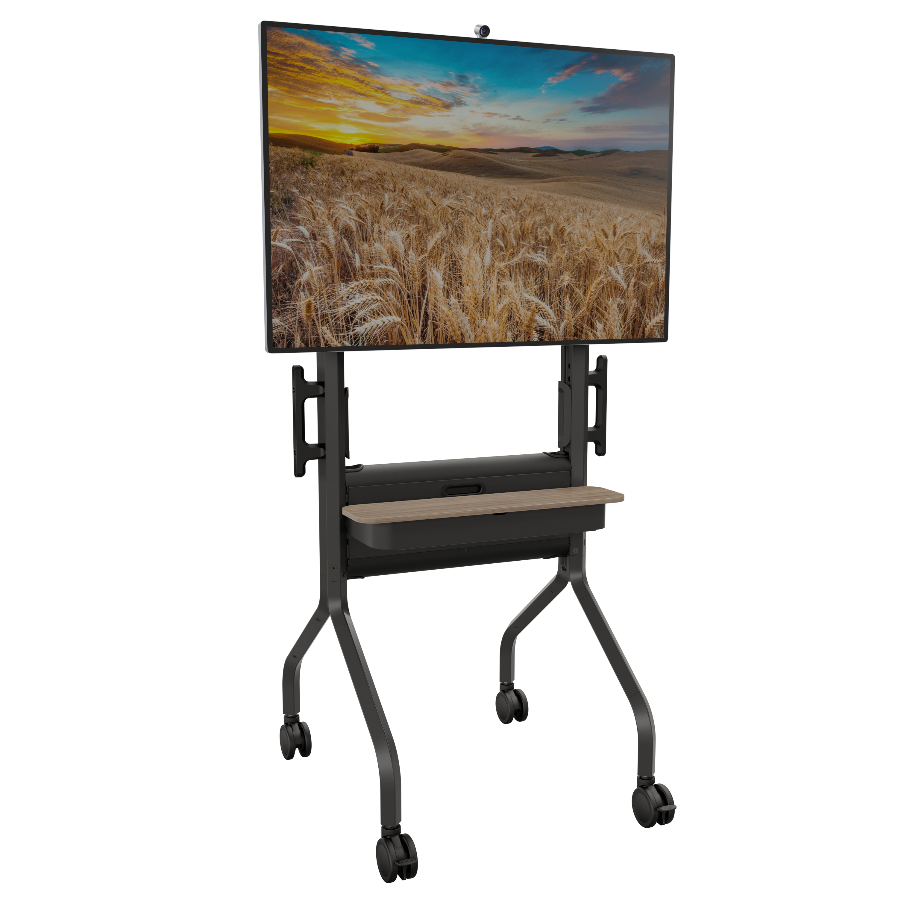 Chief Voyager LSCUB Höhenverstellbarer AV-TV-Wagen 50"-75" Schwarz