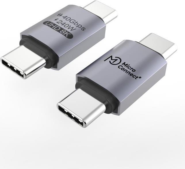 MicroConnect Premium USB4 USB-C adapter 40Gbps 240W - Adapter (USB4-CC-240W)