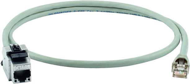 Telegärtner L00004A0128 Netzwerkkabel Grau 7,5 m Cat6a S/FTP (S-STP) (L00004A0128)