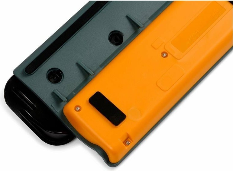 Bakker Elkhuizen ErgoSlider Plus Kabelgebundene Zentralmaus USB Schwarz Dunkelgrau Gelb