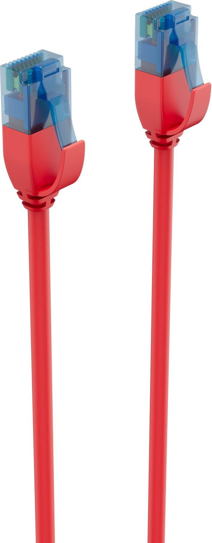 shiverpeaks!!! shiverpeaks®--Netzwerkkabel-Patchkabel cat. 6 U/UTP slim, rot 2m (BS08-22034)