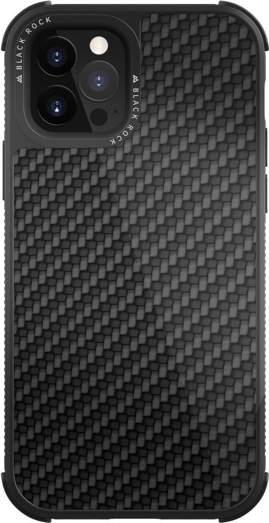 Black Rock Robust Real Carbon Backcover Apple iPhone 12, iPhone 12 Pro Schwarz (192166)