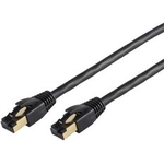 shiverpeaks BASIC-S Patchkabel, Kat. 8, F/FTP, 7,5 m schwarz, RJ45 Stecker (BS08-41065)
