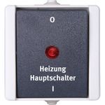 Kopp 541356004 Thermoplast Schwarz - Weiß Lichtschalter (541356004)