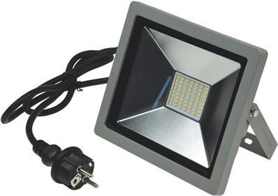 Image of ChiliTec LED-Strahler Slim 100W n-weiß 230V 9230lm 4000K 1,5m H05RNF (22368)