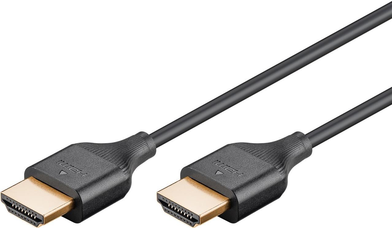 Goobay Slim High Speed HDMI -Kabel mit Ethernet - 4K/60Hz (75292)