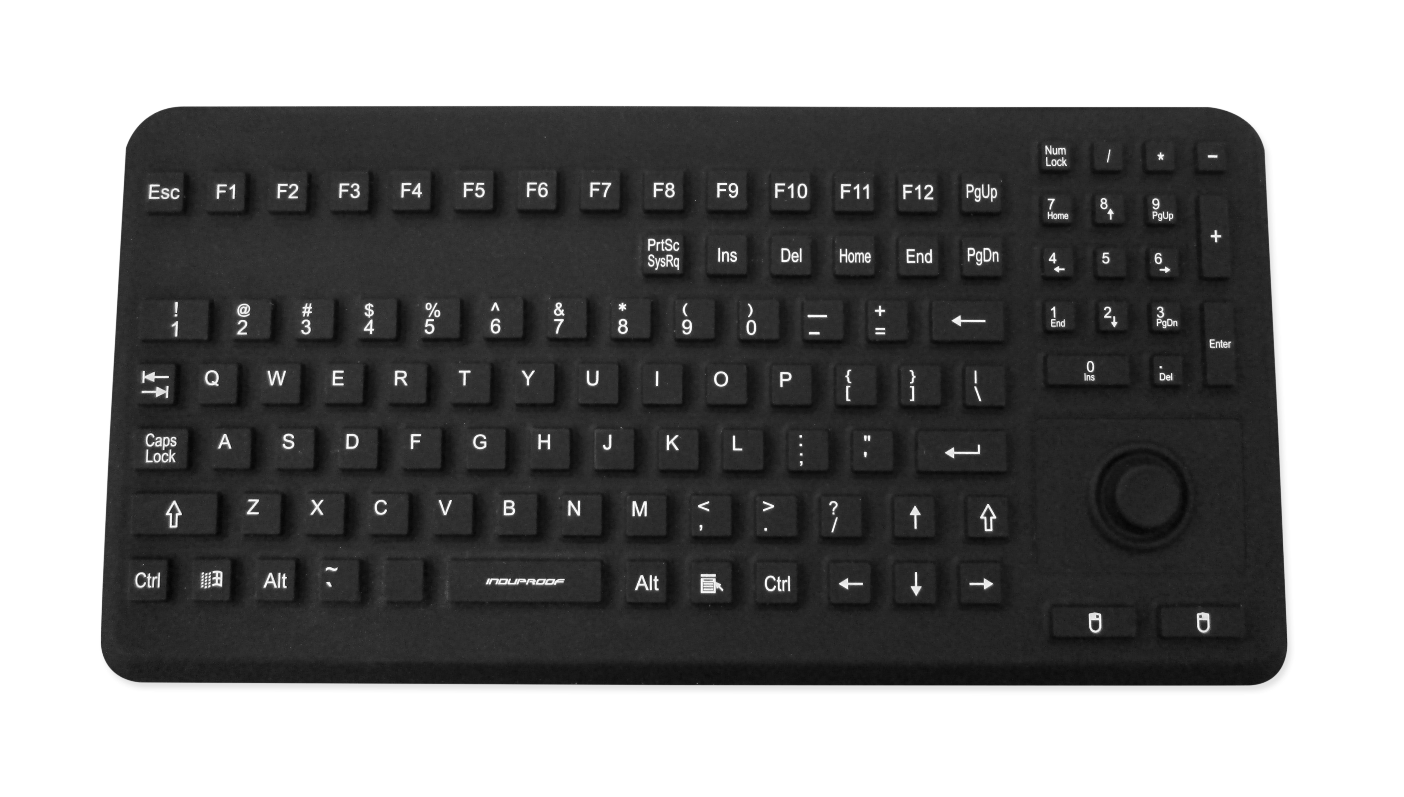 GETT InduProof Advanced TKG-104-MB-IP68-VESA-BLACK USB QWERTZ 104 Tasten Schwarz