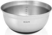 Brabantia Rührschüssel Stahl matt schwarz, 1.6 L ( d22 cm) (363849)