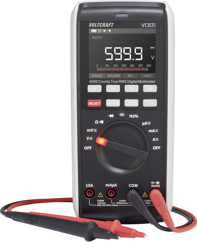 Voltcraft VC831 SE Hand-Multimeter digital CAT III 1000 V IV 600 V Anzeige Counts (VC-16714295) (geöffnet)