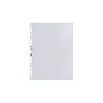ELBA Prospekthülle Economy, DIN A4, PP, 0,06 mm, glasklar oben offen, Eurolochung, dokumentenecht, OHP geeignet (71451)