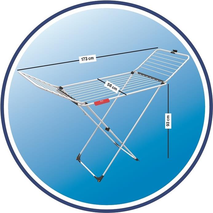 Vileda 157215 Wäscheständer Aluminium Schwarz