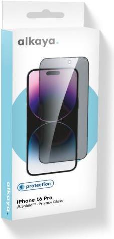 alkaya A Shield Display-Sichtschutzglas 3D Full Cover Privacy iPhone 16 Pro (PG-10068)