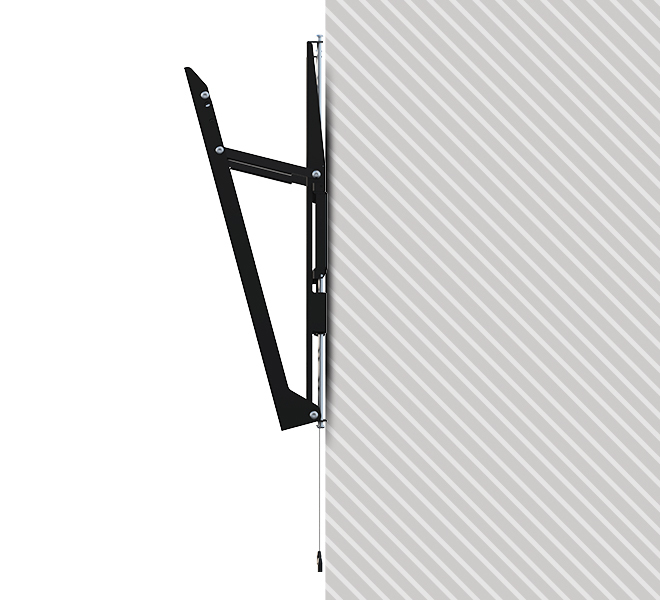 B-TECH BT9910/B Wandhalterung neigbar 65"–100" VESA 1000 x 600 max. 130 kg Schwarz
