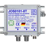 Jultec Einkabelumset. f.1 SAT JOS0101-8Tu.Terrestrik 1xGlasfaser FC/PC 8xRec. (JOS0101-8T)