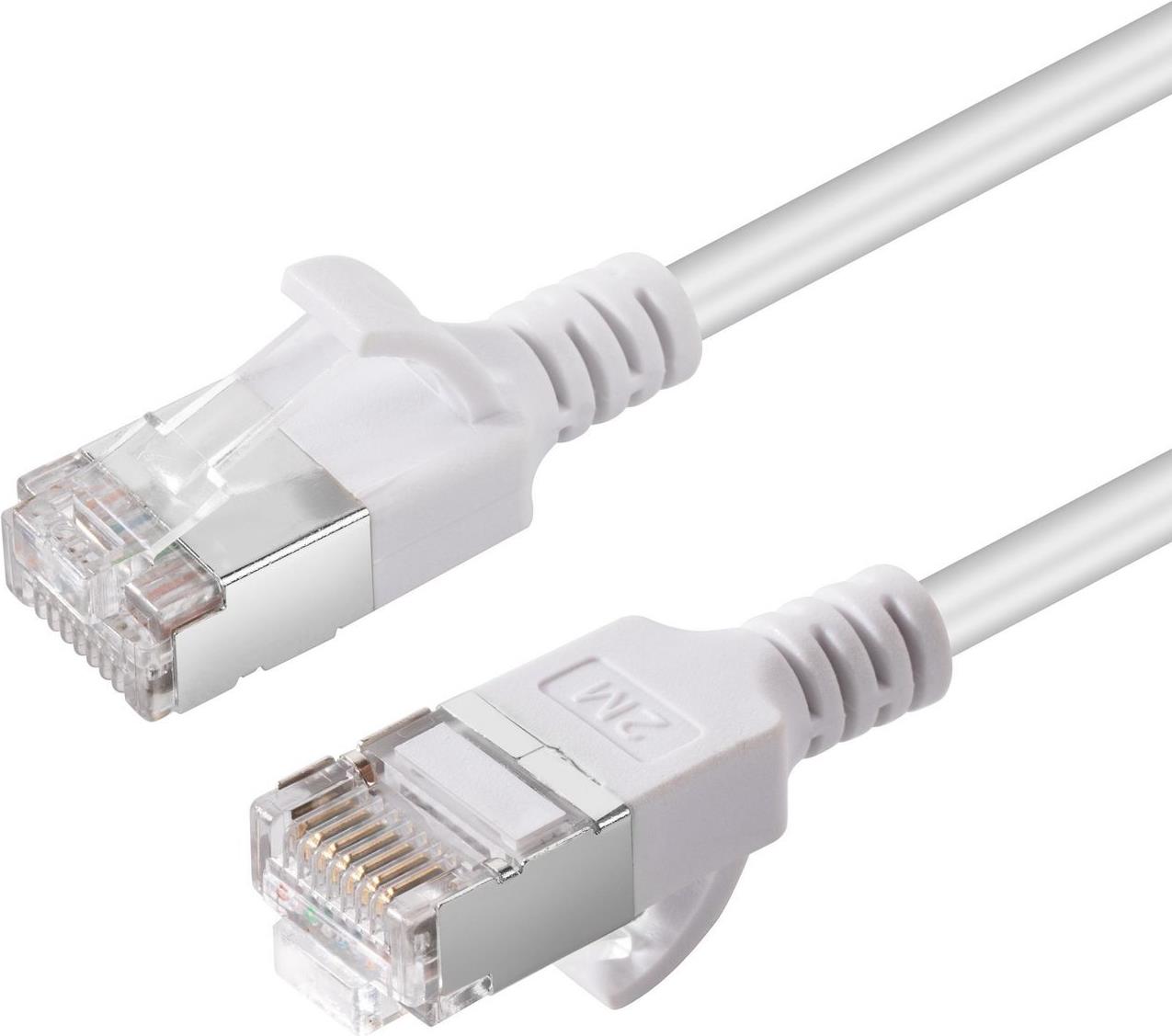 Microconnect V-FTP6A05W-SLIM Netzwerkkabel Weiß 5 m Cat6a U/FTP (STP) (V-FTP6A05W-SLIM)