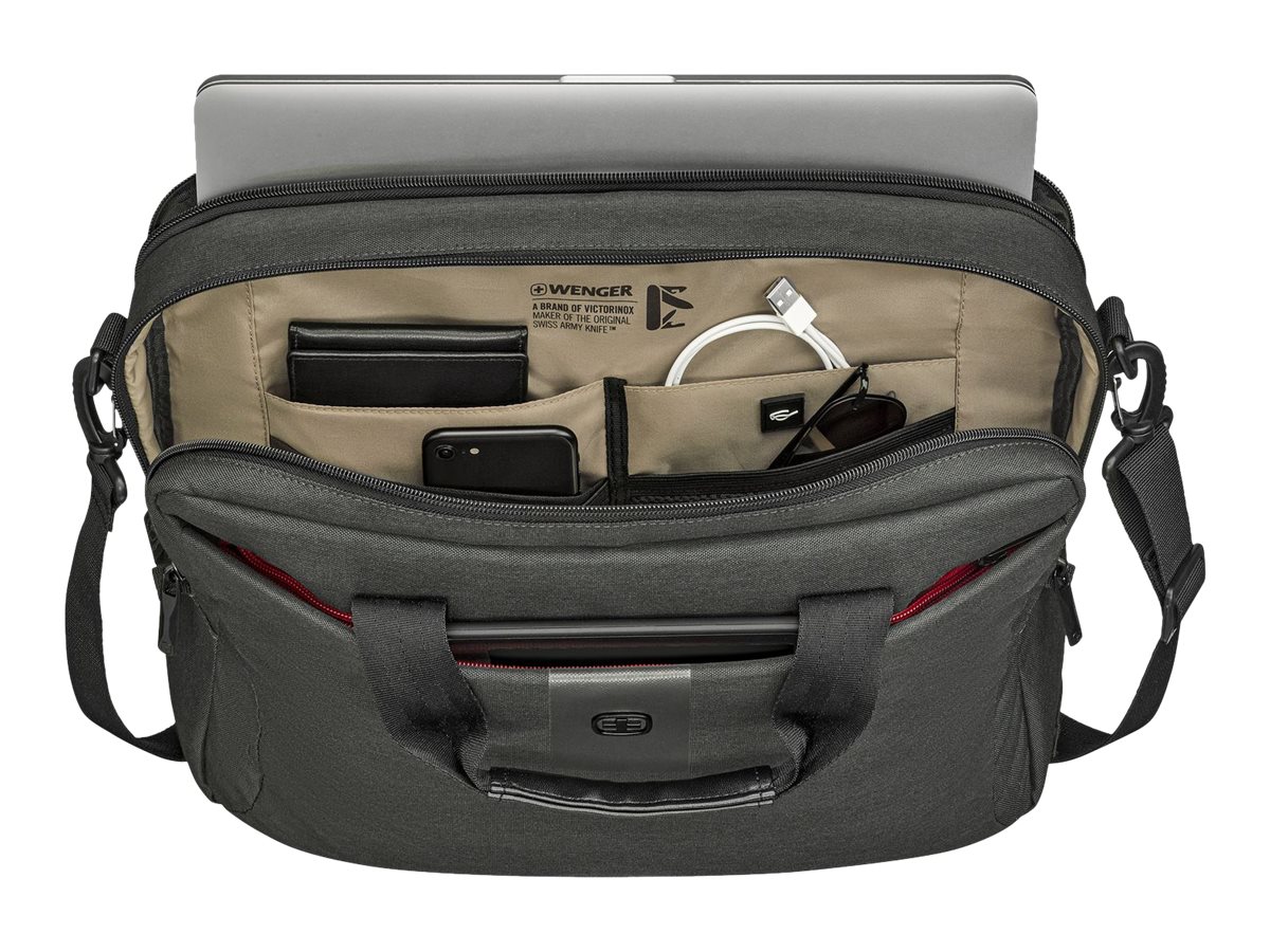 Wenger MX ECO Brief Notebook-Rucksack 16" Grau, holzkohlefarben