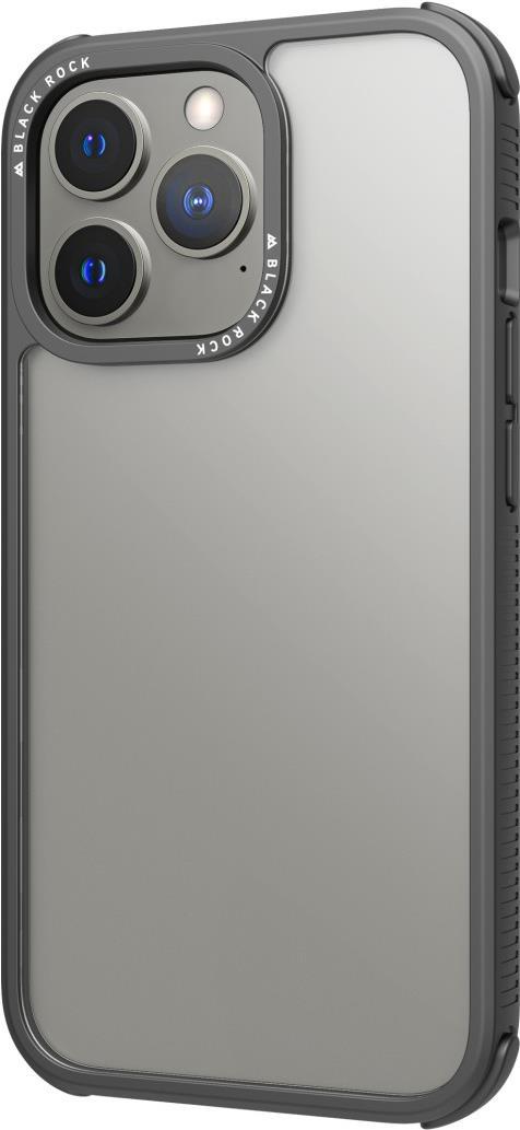 BLACK ROCK Cover Robust Transparent für Apple iPhone 13 Pro, Schwarz (00217031)