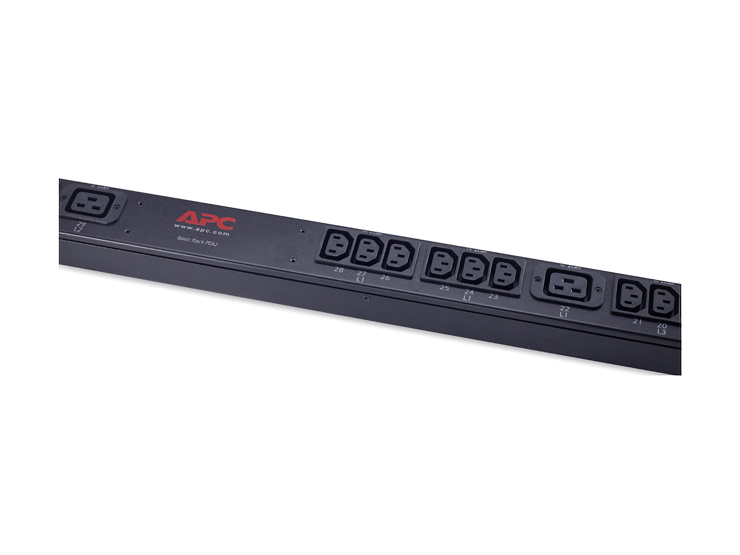 APC Basic Rack PDU Zero U Stromverteilungseinheit 11,04 kVA 230/400 V 42 Ausgänge 0U AP7557 Schwarz