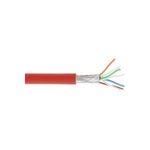 InLine® Patchkabel Cat.6A, S/FTP (PiMf), halogenfrei, 500MHz, rot, 100m (76899R)