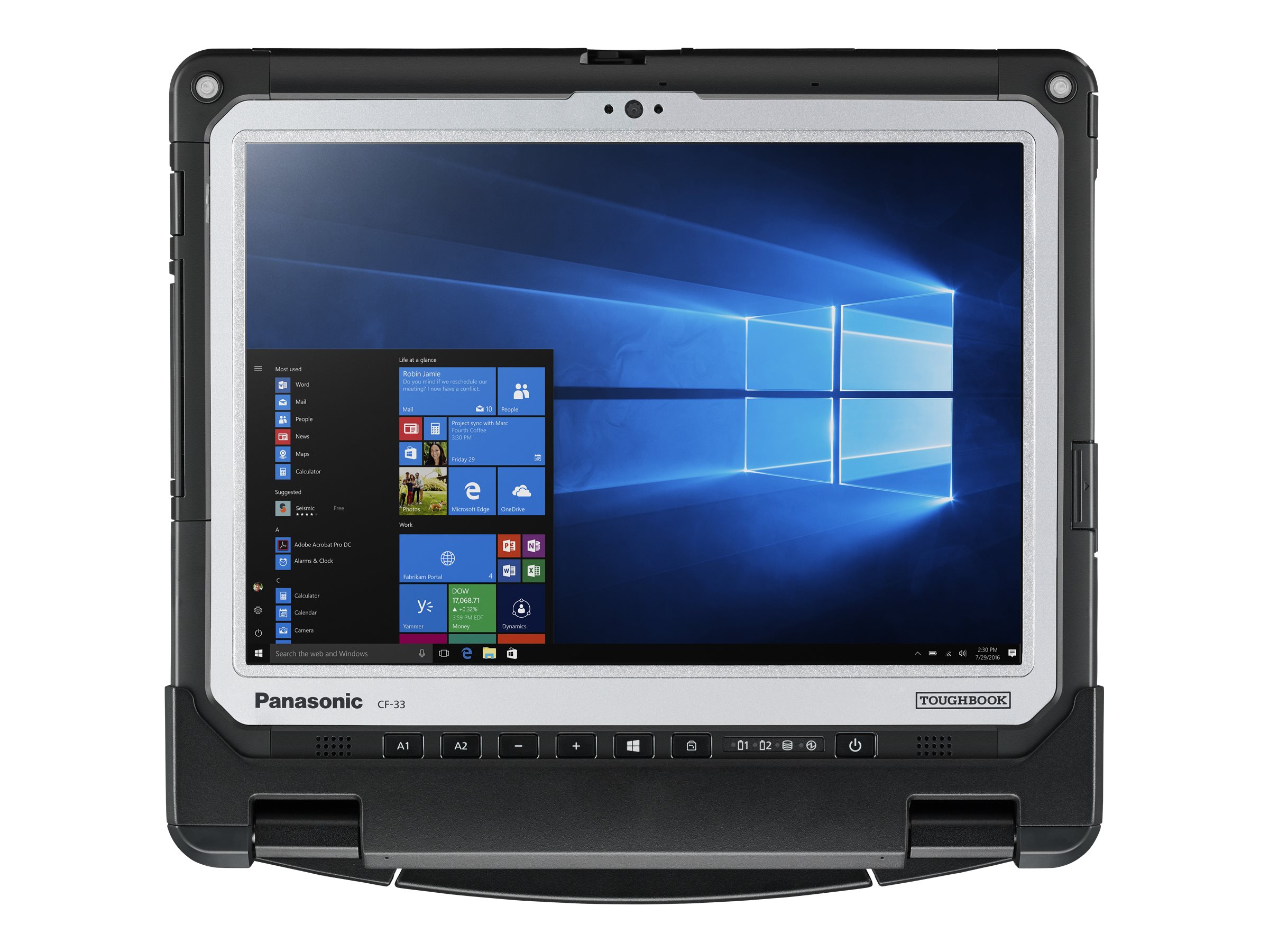 Panasonic Toughbook CF-33 12" Core i5 16 GB RAM 512 GB SSD Schwarz