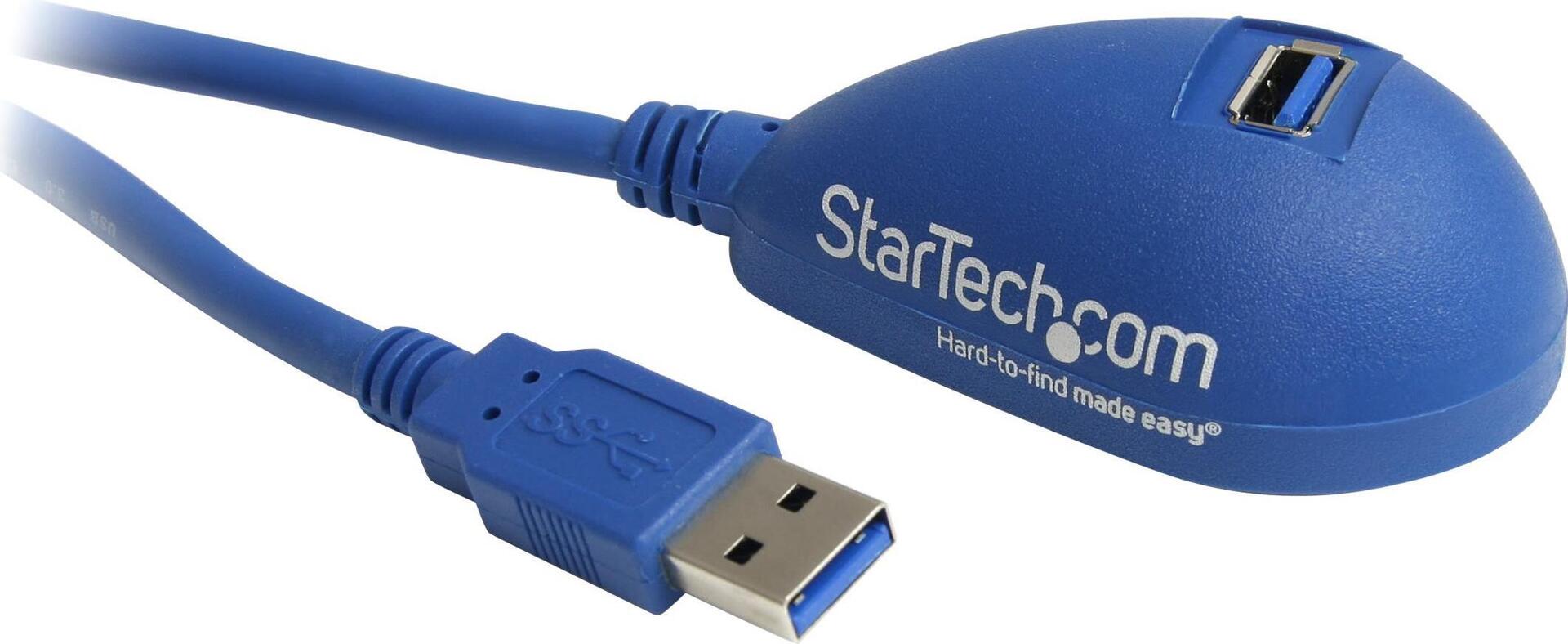 ST USB3SEXT1MBK: USB 3.0 Kabel, A Stecker auf A Buchse, 1 m bei