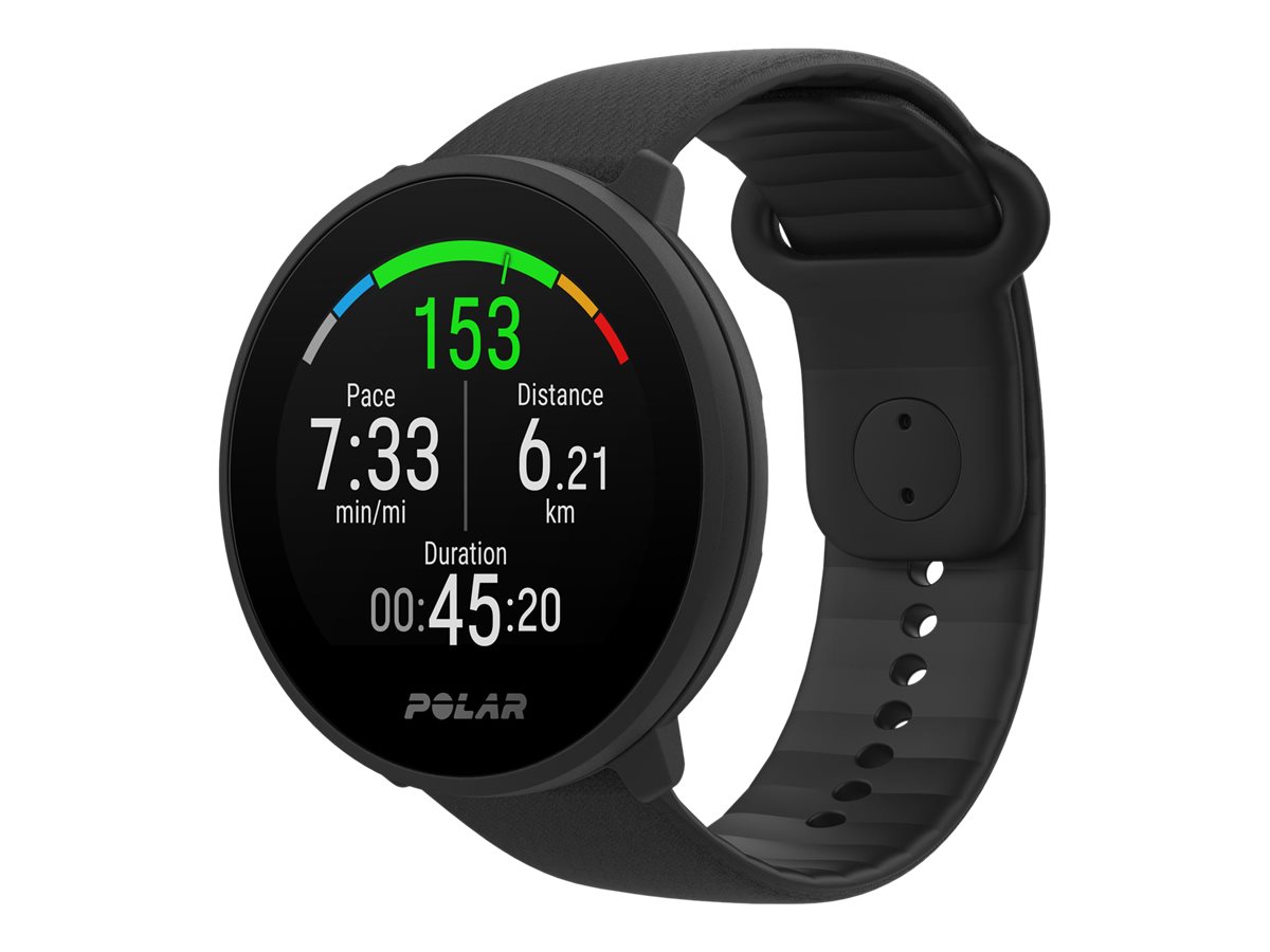 POLAR Unite Fitness-Tracker IPS Touchscreen GPS Schwarz