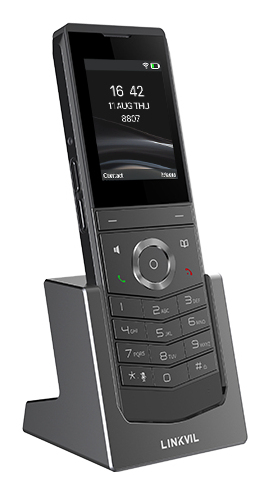Fanvil Linkvil W611W IP-Mobiltelefon Kabellos 4 Zeilen WLAN Wi-Fi 6 IP67 Schwarz