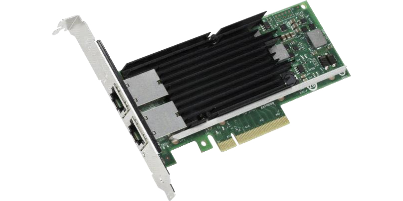 Intel Ethernet Converged Network Adapter X540-T2 10Gb Ethernet x 2