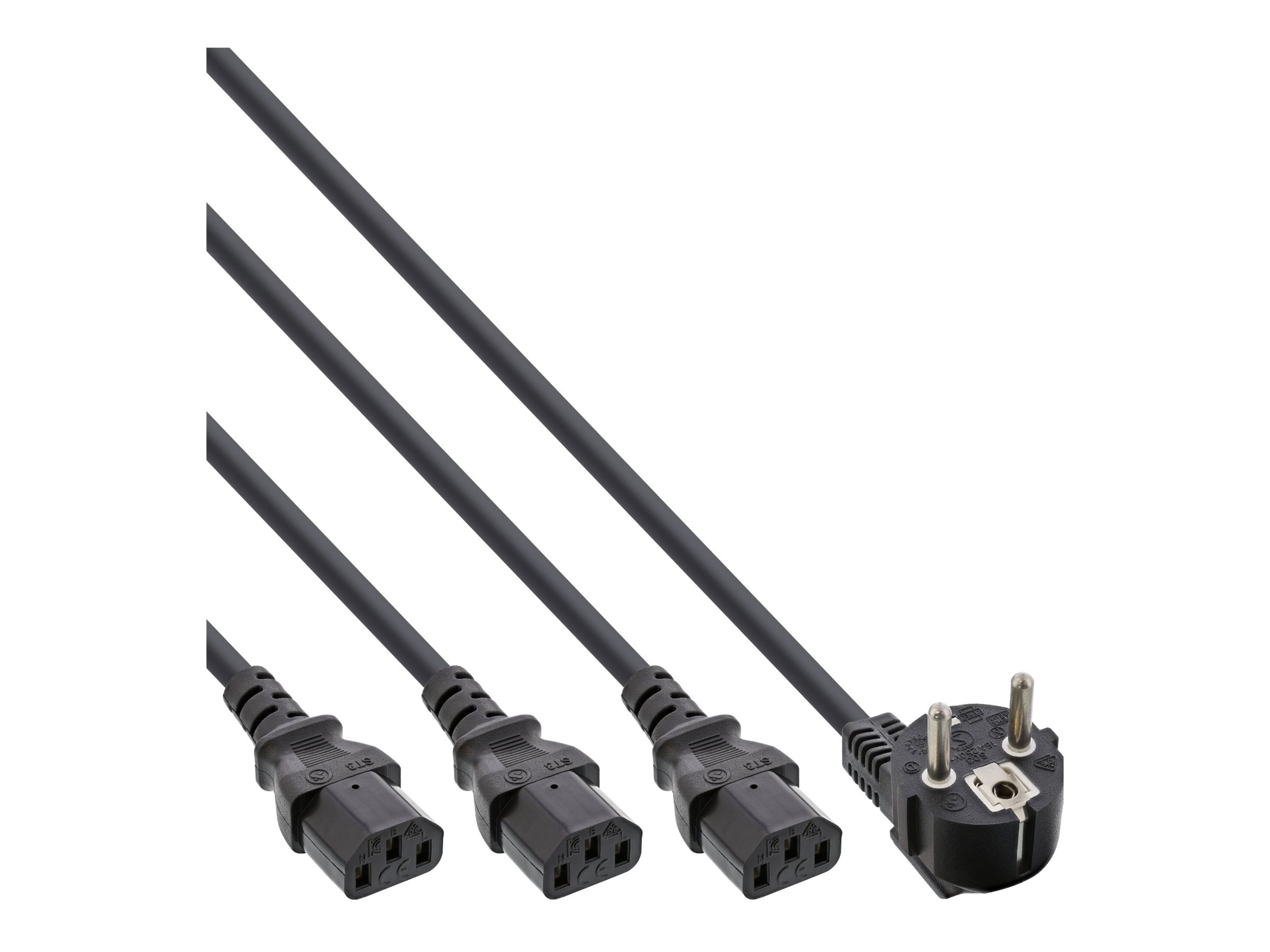 InLine Y-Power Cable Version 3 5 m Schwarz