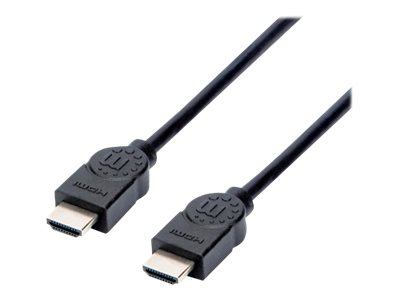 Manhattan High Speed HDMI-Kabel 1,5 m 4K@30Hz ARC 3D Schwarz