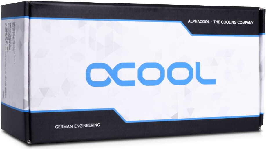 Alphacool 13326 Wasserblock Acetal Aluminium Glas Schwarz Transparent