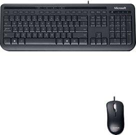 Incase Microsoft Wired Desktop 600 IT Layout Tastatur-und-Maus-Set Schwarz