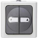 Kopp 560956012 Thermoplast Schwarz - Weiß Lichtschalter (560956012)