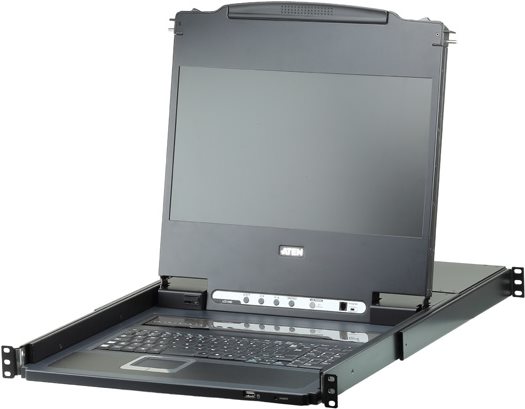 ATEN CL6708MW KVM-Konsole mit KVM-Switch (CL6708MW CH)