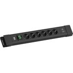 Bachmann CONNECTUS 6xCEE7/31xSchalter 1xUSB A/C 22W 2.0m CEE7/7 Schwarz (BM005922)