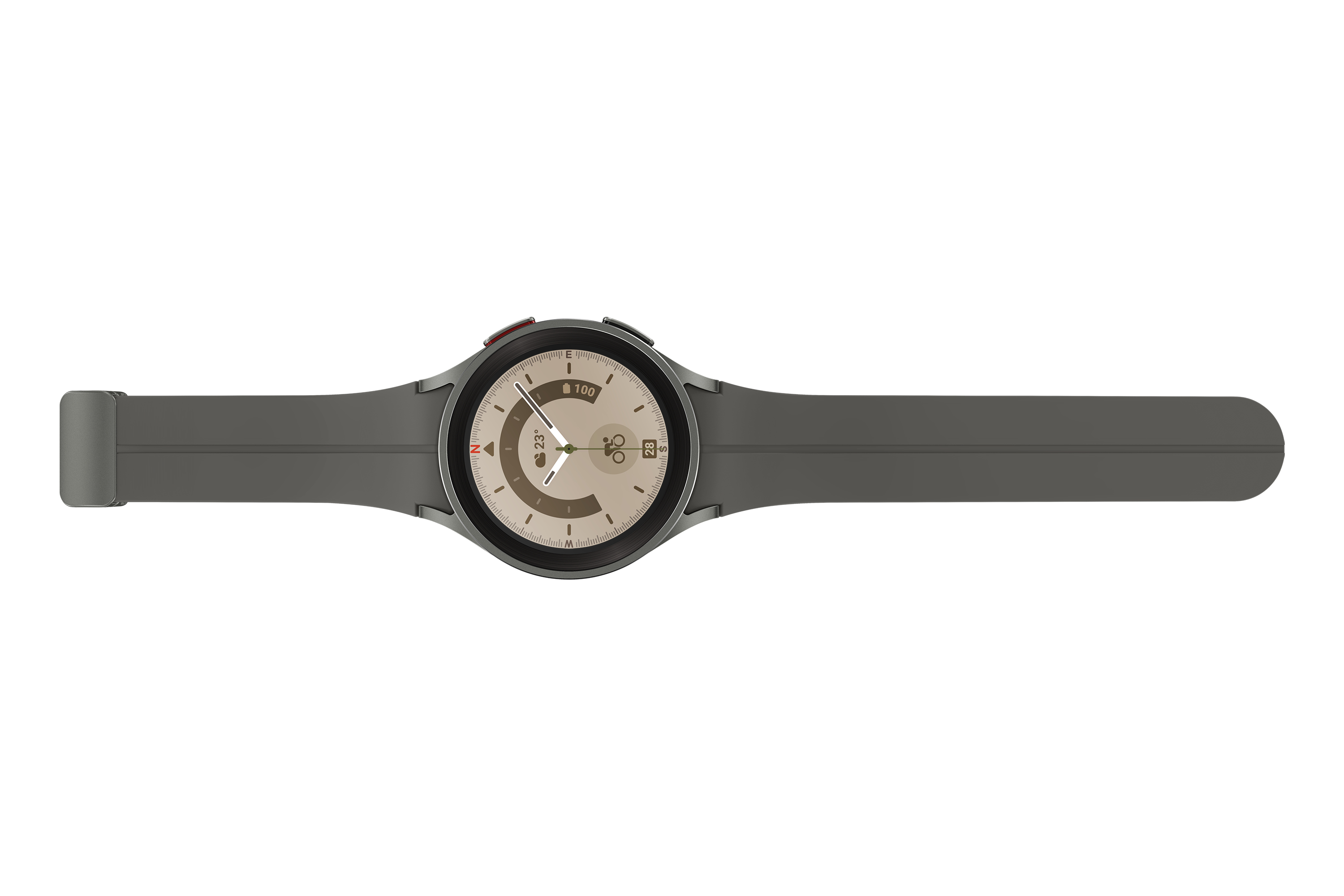 Samsung Galaxy Watch5 Pro 45mm LTE Smartwatch 1.4" 16 GB Titanfarben Grau
