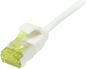 Patchkabel RJ45, CAT6A 500Mhz, 1,0m, weiss, U/FTP, slimline rund d=3,8mm, TPE/LSZH(Superflex), AWG32, mitCat.7 Rohkabel, Synergy 21 (S217323V3)