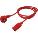 ROLINE Stromkabel CEE 7/7 (M) gewinkelt bis IEC 60320 C13 gerade (19.08.1010)