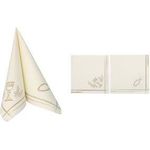 PAPSTAR Servietten "ROYAL Collection Kommunion/Konfirmation hochwertige Serviette aus Premium-Tissue in Stoffqualität, - 1 Stück (37042)