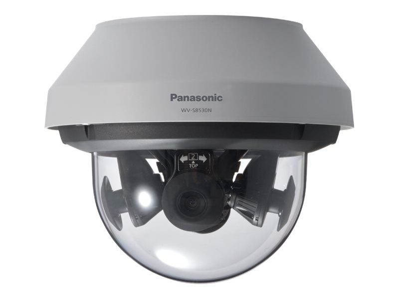 Panasonic i-Pro Extreme WV-S8530N Netzwerk-Überwachungskamera Dome 1920 x 1080 Hellgrau