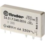 Finder Printrelais 5 V/DC 6 A 1 Wechsler 34.51.7.005.0010 1 St. (34.51.7.005.0010)
